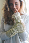 Lace Trim Arm Warmers