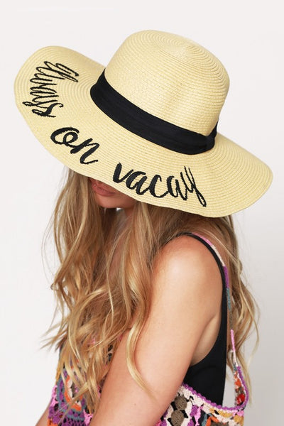 Always On Vacay Sun Hat