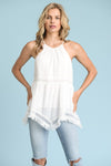 Halter Neck Top - White