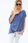 Striped Off The Shoulder Top - More colors