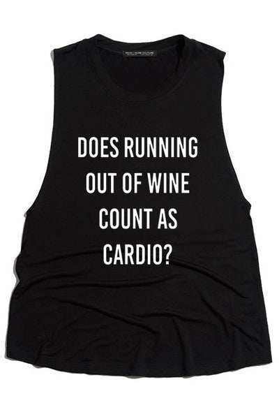 Running Out Of Wine Graphic Tank