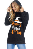 Resting Witch Face Graphic Hoodie