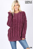 Comfy & Cozy Chenille Sweater - 2 Colors