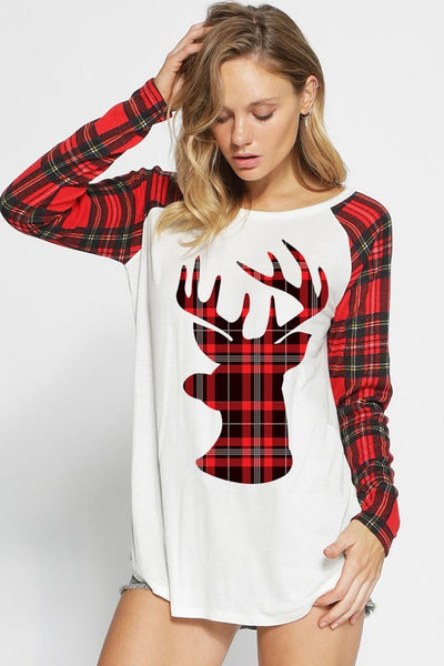 Rudolph Is Going Plaid - 2 Colors