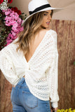 Spring Knit Reverable Sweater