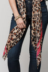 Leopard print scarf