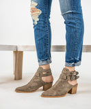 Altair | Boho Western Bootie - Taupe