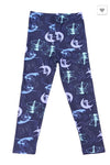 Tinker Bell Moon Print Leggings - Kids