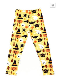 Scary Cats and Ghosts Leggings - Kids