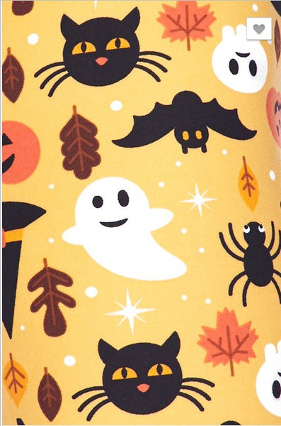 Scary Cats and Ghosts Leggings