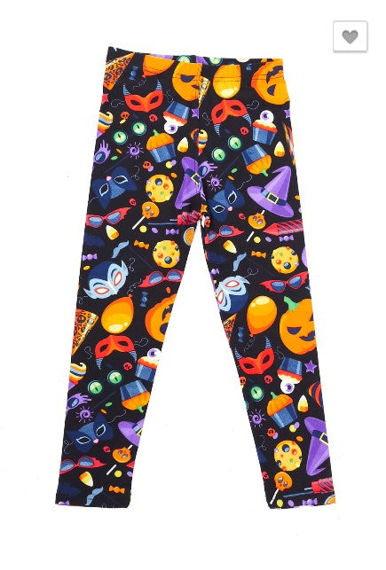 Halloween Fun Party Leggings - Kids