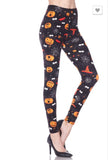 Halloween Pumpkins and Bats Leggings