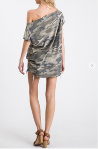 One Shoulder Camo