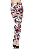 Dazzling Flamingo Buttery Soft Ankle Legging - Curvy