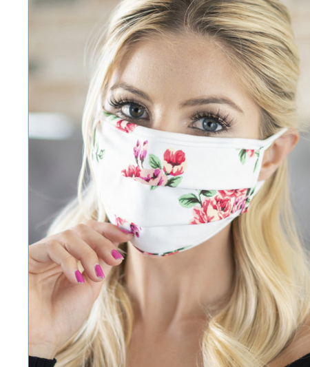 Tropical Floral Adult Mask