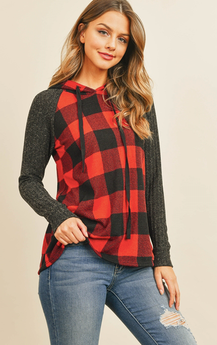 Buffalo Plaid Hoodie