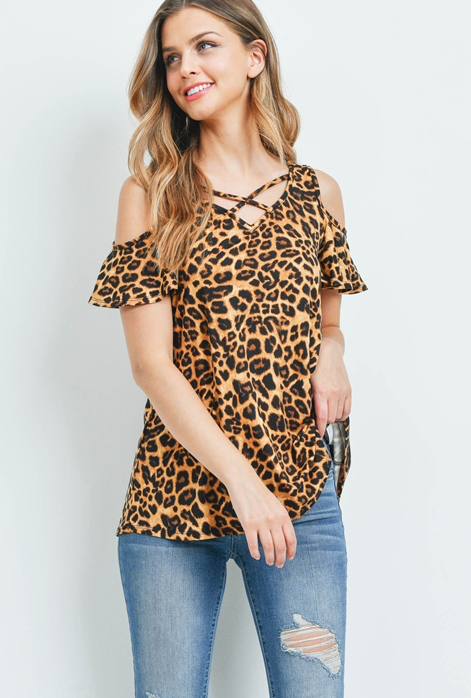 Criss Cross Animal Print