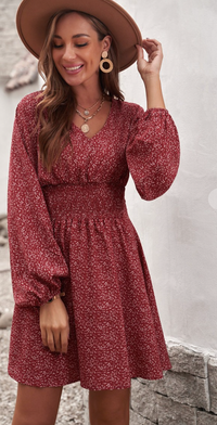 Ballon Sleeve Dress (pre-order)