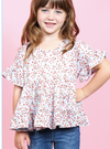 Kids Ruffled Tops (3 color/patterns)