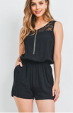Lace Detailed Romper