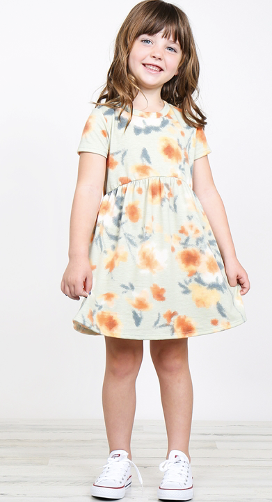 Floral Kids Dress ( 2 colors )