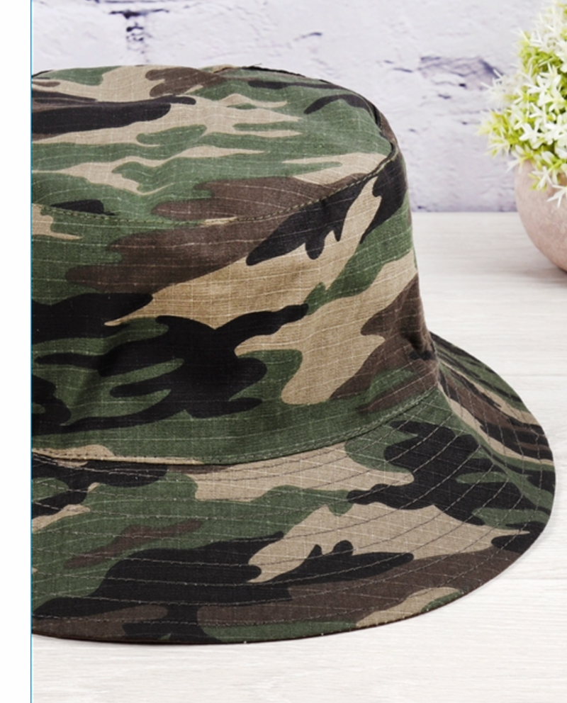 Camo Bucket Hat Unisex