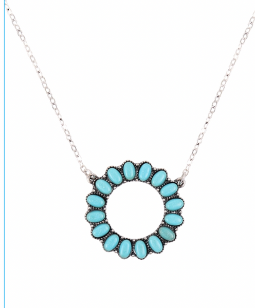 Oval Stone & Turquoise Set (2 colors)