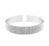 5 Row Bling Wire Cuff