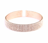 5 Row Bling Wire Cuff