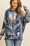 Blue Tie Dye Hoodie