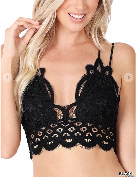 Sexy Lace Bralette 1X to 3X