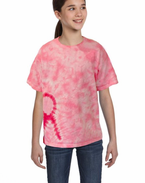 Breast Cancer Tie Dye Tee ( 100% of the profit goes to pink2pink ) KIDS