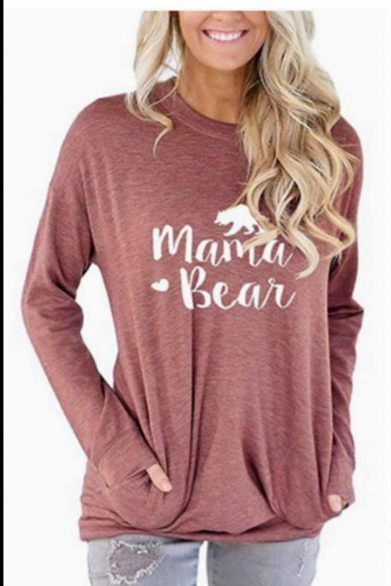 Mama Bear Pocket Shirt