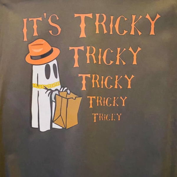 Tricky Tricky ( raglan crew sweatshirt ) DTG