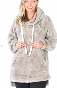 Furry Bear Pullover Hoodie (3 colors)