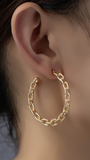 Chain Hoops ( 2 colors )