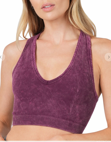Washed Criss Crossed Tank ( 3 Colors )
