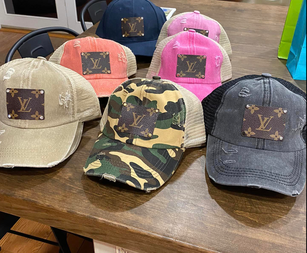 Up-Cycle LV Trucker Hat ( distressed ) RESTOCK