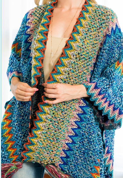 Zigzag Kimono  2 Colors