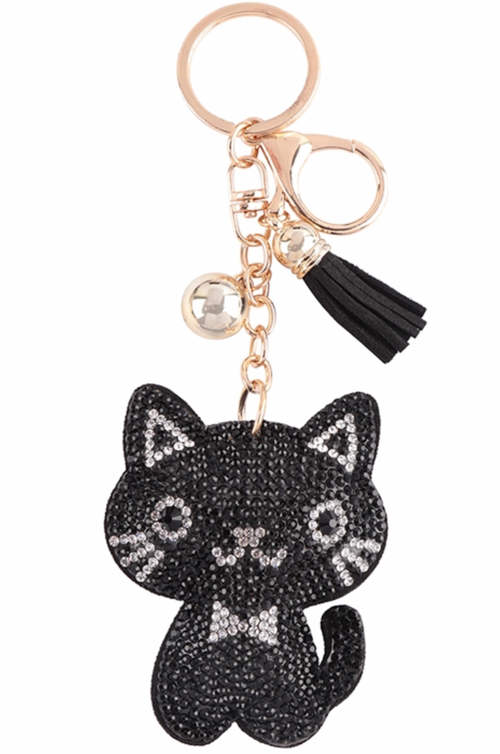 Bling Kitty Keychain ( 2 colors )