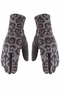 Ultra Soft Leopard Smart Gloves