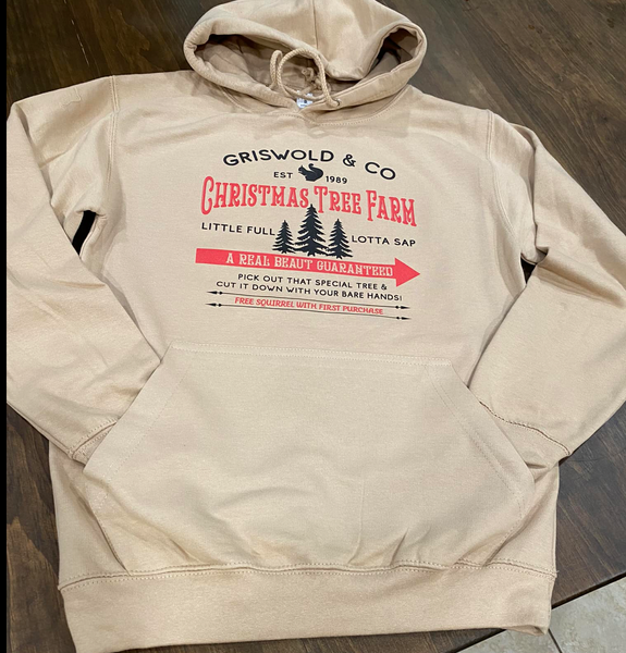 Griswold's Christmas Tree "a real beaut" HOODIE  #1 DTG (in-stock)