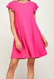 Ruffle Pocket Dress - 3 Colors