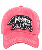 Mama Bear Baseball Cap - 4 COLORS