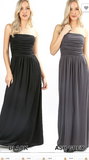 Famous Tube Top Maxi - Various Colors