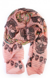 Sugar Skull Spring Scarf - 4 Colors