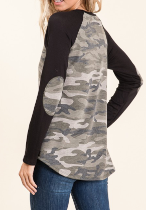 Camo in the USA Top