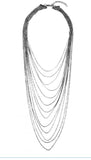 Tiered Silver Necklace